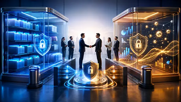 Secure M&A diligence